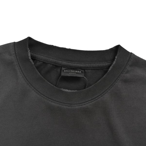 Balenciaga Connect The Dots T-Shirt- Black