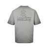 Balenciaga Connect The Dots T-Shirt- Light Grey (1) Balenciaga Connect The Dots T-Shirt- Light Grey