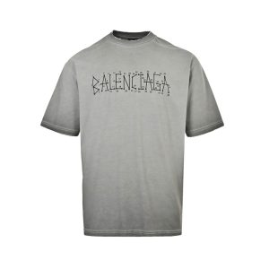 Balenciaga Connect The Dots T-Shirt- Light Grey (8) Balenciaga Connect The Dots T-Shirt- Light Grey