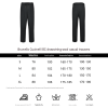 Brunello Cucinelli Cotton Linen Panama Texture Pleated Trousers- Black (1) Brunello Cucinelli Cotton Linen Panama Texture Pleated Trousers- Black