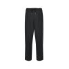 Brunello Cucinelli Cotton Linen Panama Texture Pleated Trousers- Black (10) Brunello Cucinelli Cotton Linen Panama Texture Pleated Trousers- Black