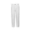 Brunello Cucinelli Cotton Linen Panama Texture Pleated Trousers- off-white (12) Brunello Cucinelli Cotton Linen Panama Texture Pleated Trousers- off-white