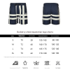 Burberry Check Drawstring Swim Shorts- navy blue (1) Burberry Check Drawstring Swim Shorts- navy blue