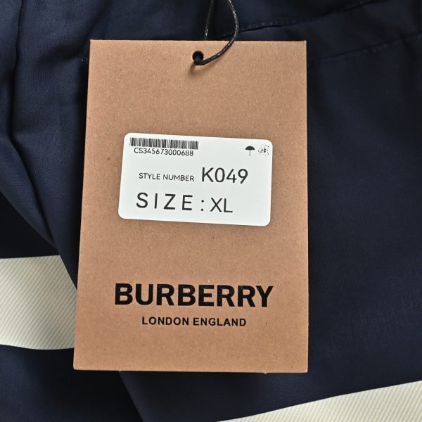 Burberry Check Drawstring Swim Shorts- navy blue (4) Burberry Check Drawstring Swim Shorts- navy blue