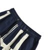 Burberry Check Drawstring Swim Shorts- navy blue (5) Burberry Check Drawstring Swim Shorts- navy blue