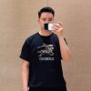 Burberry Knight Sketch Cotton T-shirts- Black (2) Burberry Knight Sketch Cotton T-shirts- Black