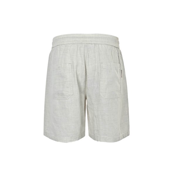 Burberry Nautical Style Logo Drawstring Shorts- Beige