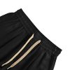 Burberry Nautical Style Logo Drawstring Shorts- Black