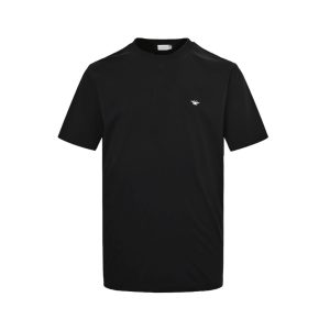Christian Dior Bee Chest Logo T-Shirt- Black (1) Christian Dior Bee Chest Logo T-Shirt- Black