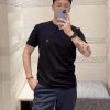 Christian Dior Bee Chest Logo T-Shirt- Black