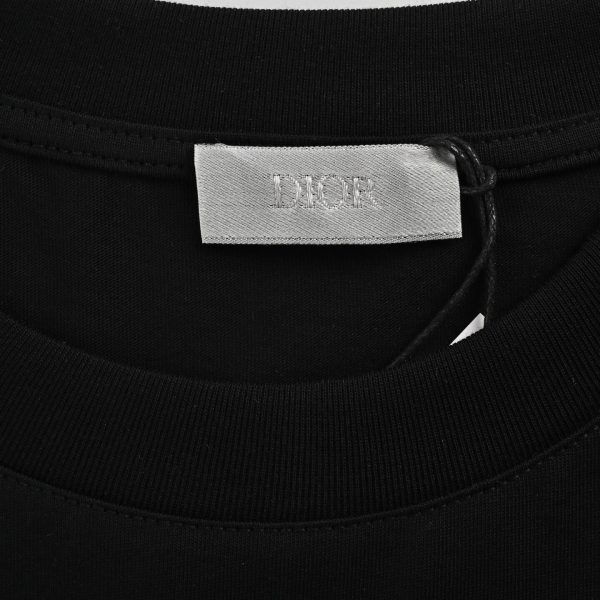 Christian Dior Bee Chest Logo T-Shirt- Black