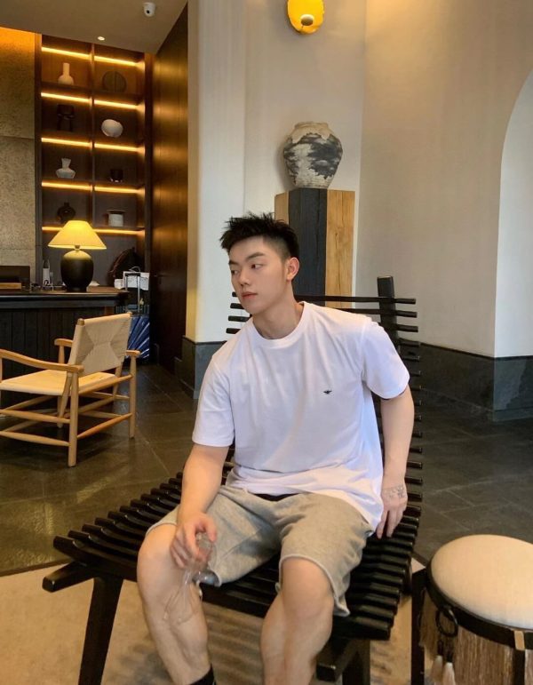 Christian Dior Bee Chest Logo T-Shirt- White
