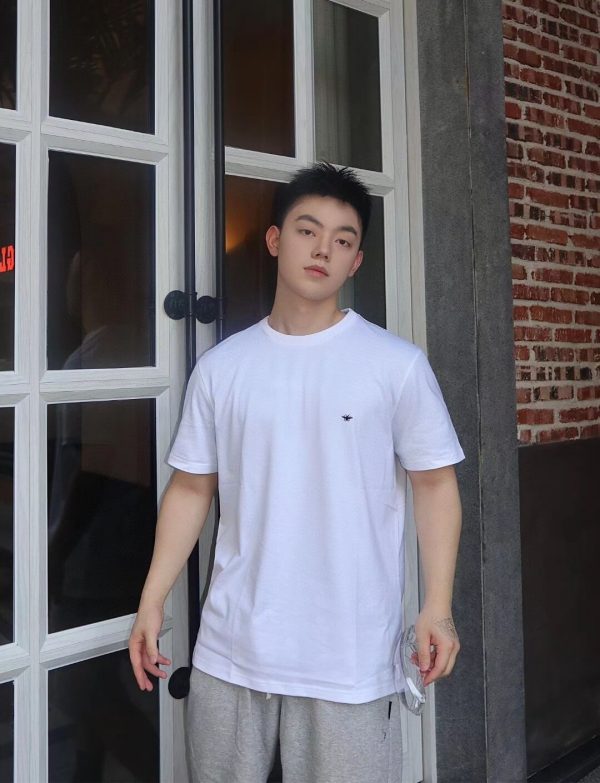 Christian Dior Bee Chest Logo T-Shirt- White