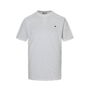 Christian Dior Bee Chest Logo T-Shirt- White (9) Christian Dior Bee Chest Logo T-Shirt- White