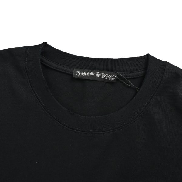 Chrome Hearts Horseshoe Logo Pocket T-Shirt- Black