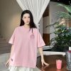 Chrome Hearts Horseshoe Logo Pocket T-Shirt- Pink