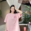 Chrome Hearts Horseshoe Logo Pocket T-Shirt- Pink
