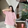 Chrome Hearts Horseshoe Logo Pocket T-Shirt- Pink