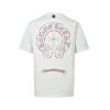 Chrome Hearts Horseshoe Logo Pocket T-Shirt- White (9) Chrome Hearts Horseshoe Logo Pocket T-Shirt- White