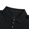 Chrome Hearts Horseshoe Logo Polo Shirt- black