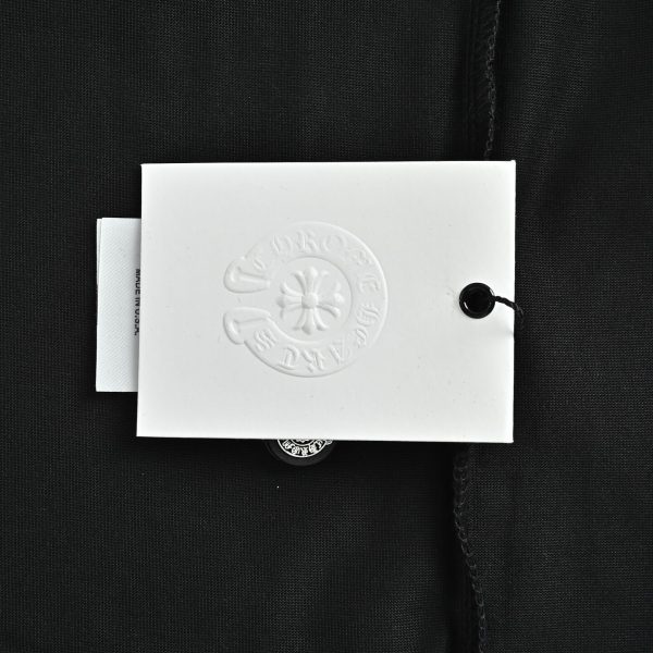 Chrome Hearts Horseshoe Logo Polo Shirt- black