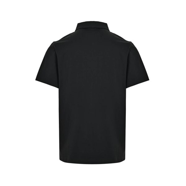 Chrome Hearts Horseshoe Logo Polo Shirt- black