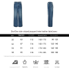 Dior Baggy Jeans With Laser-Printed Side Stripes- Blue