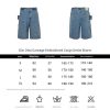 Dior Homme Cannage Carpenter Bermuda Shorts- Blue Denim (1) Dior Homme Cannage Carpenter Bermuda Shorts- Blue Denim