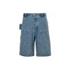 Dior Homme Cannage Carpenter Bermuda Shorts- Blue Denim (11) Dior Homme Cannage Carpenter Bermuda Shorts- Blue Denim