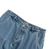 Dior Homme Cannage Carpenter Bermuda Shorts- Blue Denim (8) Dior Homme Cannage Carpenter Bermuda Shorts- Blue Denim