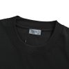 Dior Ribbon Script Logo Detailed Crewneck T-Shirt- Black