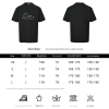 Dior Ribbon Script Logo Detailed Crewneck T-Shirt- Black