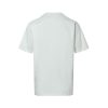 Dior Ribbon Script Logo Detailed Crewneck T-Shirt- White
