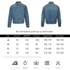 Dior embroidered pocket zip-up denim Jacket- Blue Cotton Twill