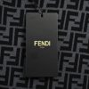 Fendi FF Monogram Knit T-Shirt- Black and Grey