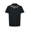 Givenchy Cotton T-shirt with Givenchy Stamp Print- Black