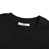 Givenchy Cotton T-shirt with Givenchy Stamp Print- Black