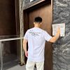 Givenchy Cotton T-shirt with Givenchy Stamp Print- White