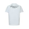 Givenchy Cotton T-shirt with Givenchy Stamp Print- White