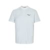 Givenchy Cotton T-shirt with Givenchy Stamp Print- White