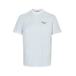 Givenchy Cotton T-shirt with Givenchy Stamp Print- White (8) Givenchy Cotton T-shirt with Givenchy Stamp Print- White