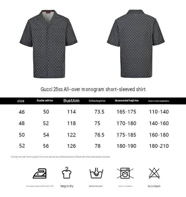Gucci GG Silk Jacquard Bowling Shirt-Dark Grey