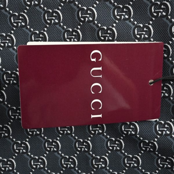 Gucci GG Silk Jacquard Bowling Shirt-Dark Grey