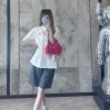 Gucci Monogram Silk Twill Shorts- grey (2) Gucci Monogram Silk Twill Shorts- grey