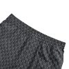 Gucci Monogram Silk Twill Shorts- grey (7) Gucci Monogram Silk Twill Shorts- grey