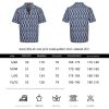 Gucci Waves Print Fabric Bowling Shirt-  light blue