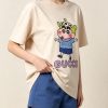 Gucci x Crayon Shin-chan Graphic T-shirt- Cream