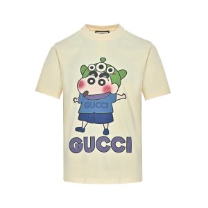 Gucci x Crayon Shin-chan Graphic T-shirt- Cream (8) Gucci x Crayon Shin-chan Graphic T-shirt- Cream