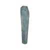 LOEWE Embroidered High-Rise Barrel-Leg Jeans- Blue
