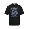Loewe Anagram Blur Logo T-Shirt- Black